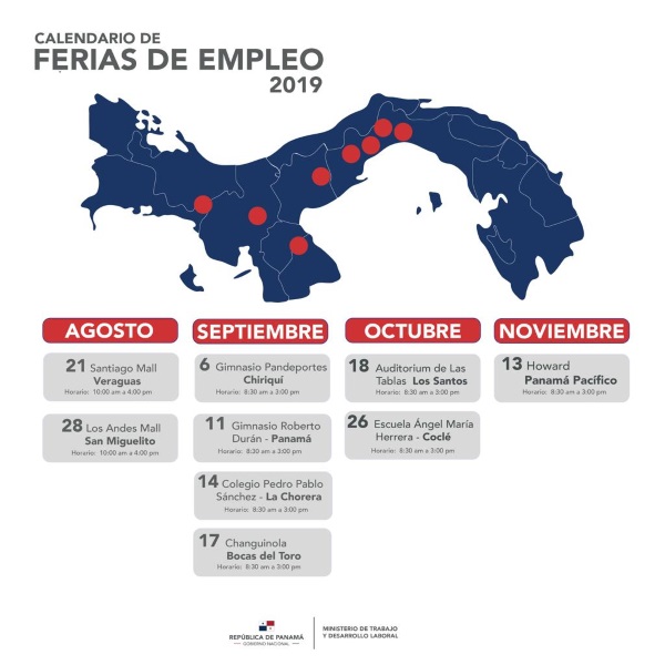 Calendario de ferias de empleo dará comienzo en todo Panamá a