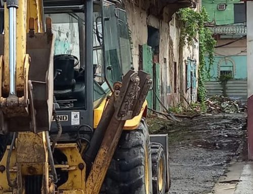 Avanzan trabajos de limpieza y remoción de escombros en “Casa Wilcox”, en la provincia de Colón