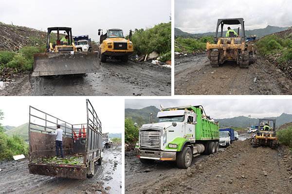 Autoridad de Aseo, realiza mejoras en acceso al Relleno Sanitario de Cerro Patacón