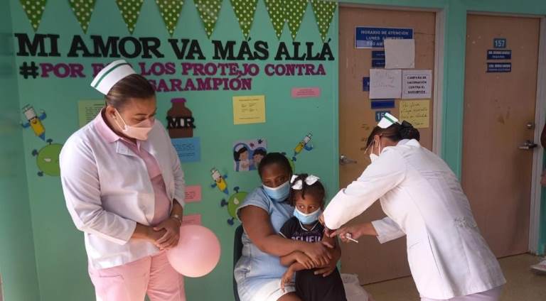 Inician campaña contra el sarampión, en Juan Díaz