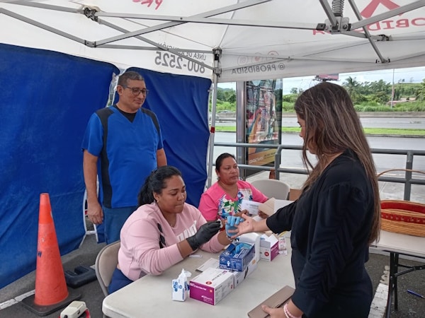 La Región Panamá Oeste participa en jornada de pruebas rápidas de VIH realizada en el distrito de Arraiján