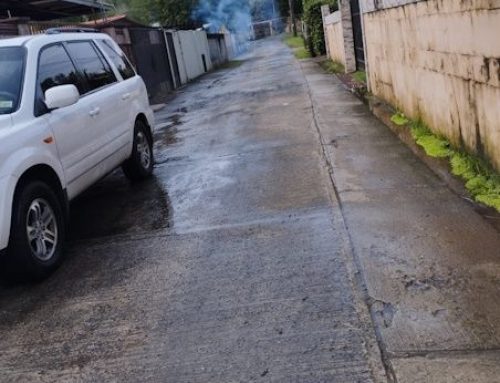 Vectores en Panamá Norte nebulizan áreas afectadas por las lluvias