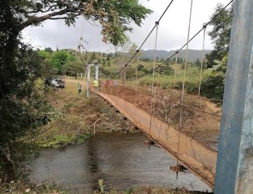 Más de mil habitantes serán beneficiados con reparación de puente colgante en Cañazas de Veraguas