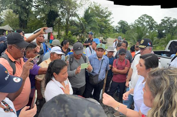 Comisión de Alto Nivel escucha a comunidades en Bocas del Toro