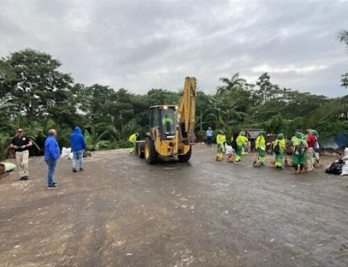 MiAMBIENTE y Autoridad de Aseo realizan operativo para erradicar desechos sólidos en el Aeropuerto de Tocumen