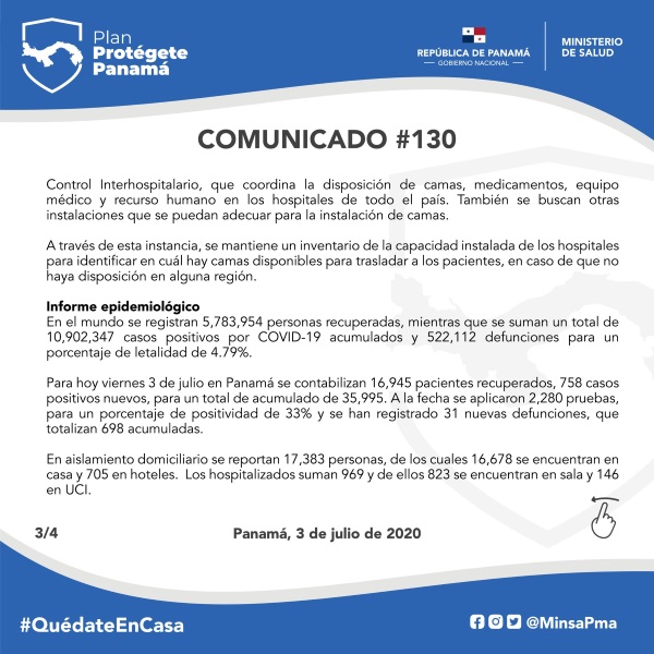 MINSA 130 COMUNICADO 3
