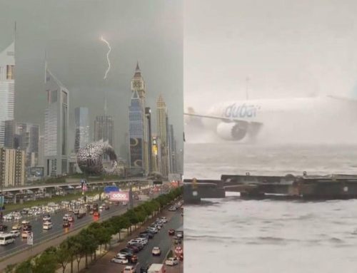 Las intensas lluvias e inundaciones paralizan aeropuertos y carreteras de Dubái