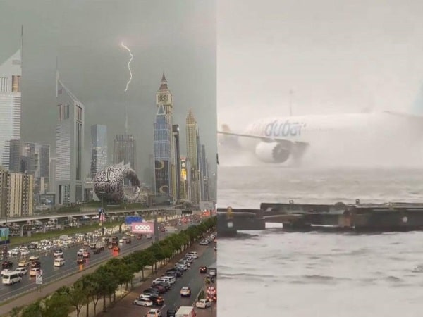 Las intensas lluvias e inundaciones paralizan aeropuertos y carreteras de Dubái
