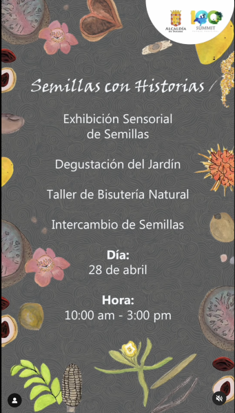 A ‘Semillas con Historia’, creativa exhibición sensorial en el Parque Summit este domingo