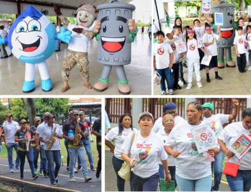 La Autoridad de Aseo Urbano y Domiciliario participó en la conmemoración del Día Nacional de la Lucha contra el Dengue