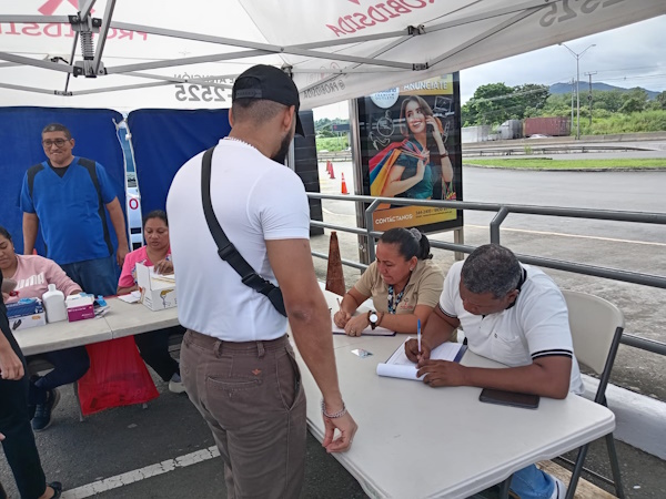 La Región Panamá Oeste participa en jornada de pruebas rápidas de VIH realizada en el distrito de Arraiján
