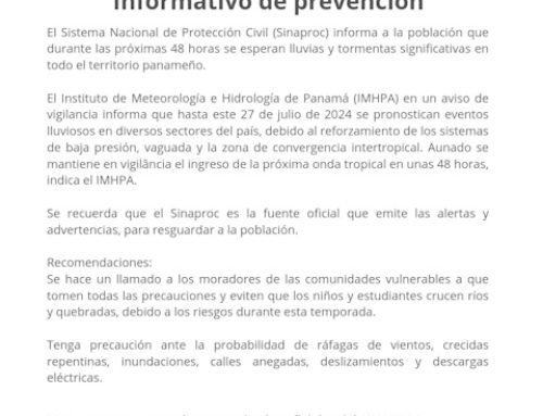 Boletín Informativo de Prevención