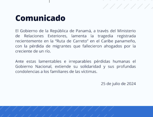 COMUNICADO: Ministerio de Relaciones Exteriores de Panamá
