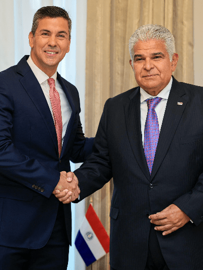 Gobiernos de Panamá y Paraguay refuerzan cooperación bilateral en materia comercial