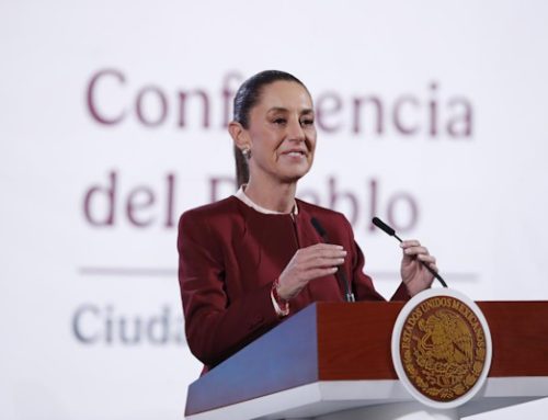 La presidenta mexicana amenaza con demandar a Google por cambiar el nombre al Golfo de México