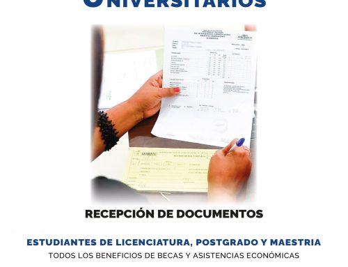 Recepción de documentos: Estudiantes Universitarios