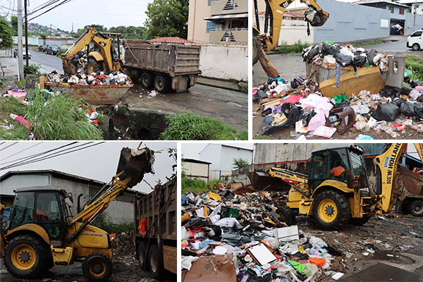 Cuadrillas de la AAUD, realizan operativo masivo de limpieza en Río Abajo