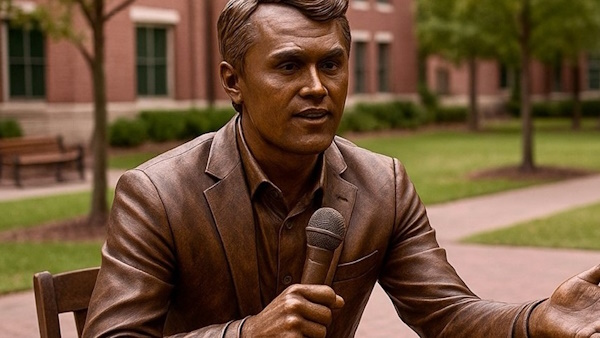 Universidad en Florida hará estatua de Charlie Kirk