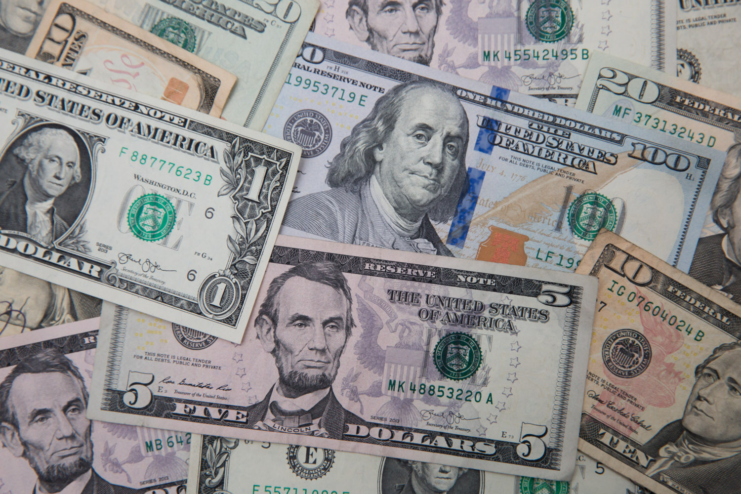 Billetes-de-dólares-estadounidenses