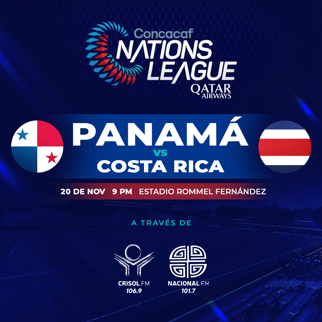 Partido de Panamá ante Costa Rica por la señal de Nacional FM y Crisol