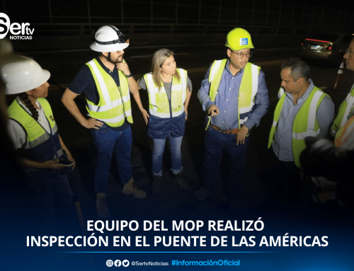 Equipo del MOP realizó inspección en el Puente de Las Américas
