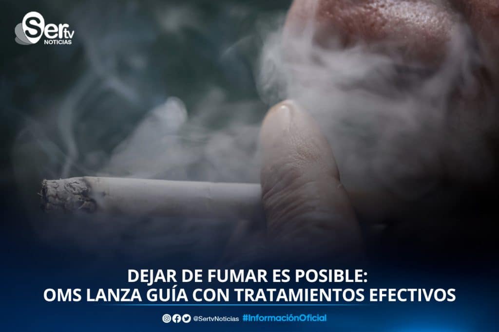 Dejar de fumar es posible: OMS lanza guía con tratamientos efectivos