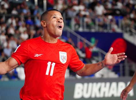 ABDIEL CASTRELLÓN ES EL MAXIMO GOLEADOR DE LA SELECCIÓN DE PANAMÁ EN LAS COPAS DEL MUNDO DE FUTSAL.