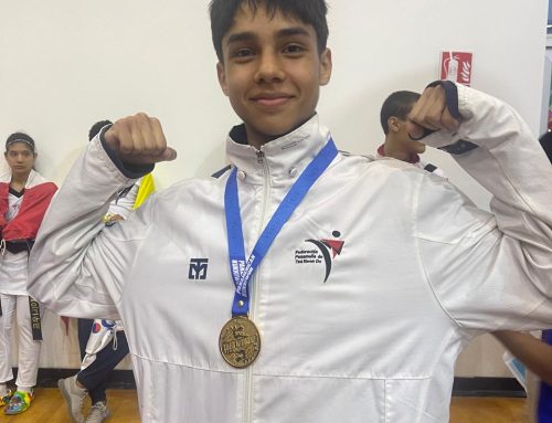 SEBASTIAN LASO HACE HISTORIA Y SE BAÑA EN ORO EN LA COPA PANAMERICANA DE TAEKWONDO KUKIWON 2024.