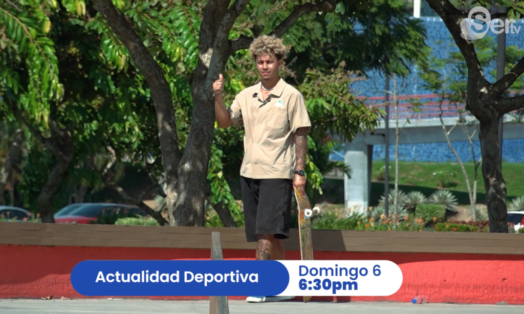 Angello Morales, subcampeón centroamericano de Skateboarding en “Actualidad Deportiva”