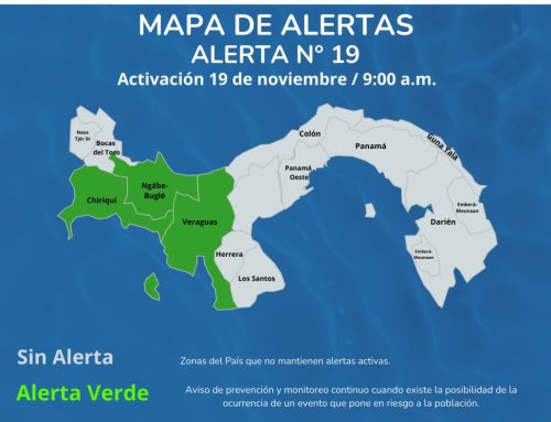 El Sistema Nacional de Protección Civil (Sinaproc) alerta sobre mejoras en las condiciones climáticas en Panamá