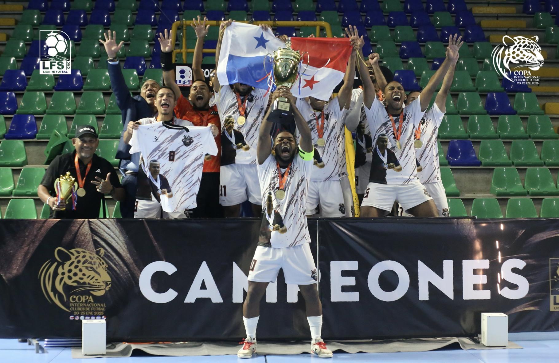 VILLA 9 SE CORONÓ CAMPEÓN DE LA COPA INTERNACIONAL DE CLUBES DE FUTSAL EN COSTA RICA