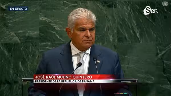 Presidente Mulino habla ante la ONU.