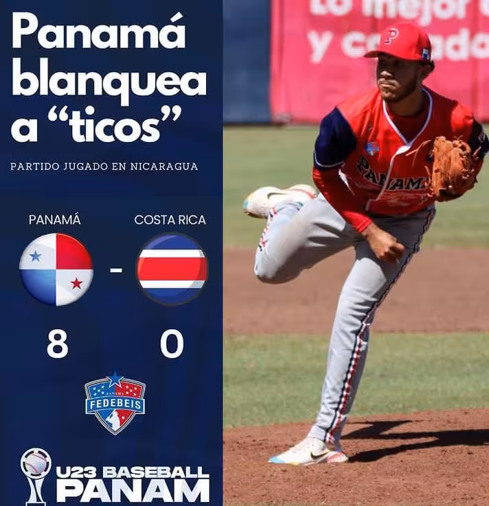 Lanzador ganador del partido donde Panamá blanqueo a Costa Rica.