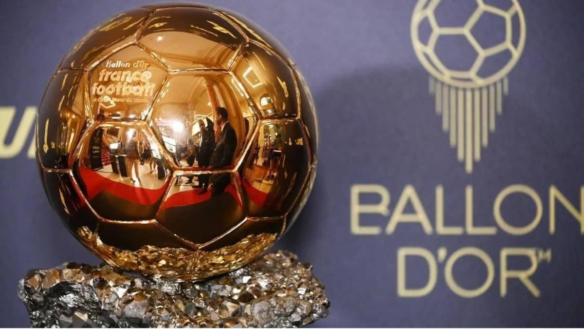Imagen del Balón de Oro, que entregaran al ganador de este año.