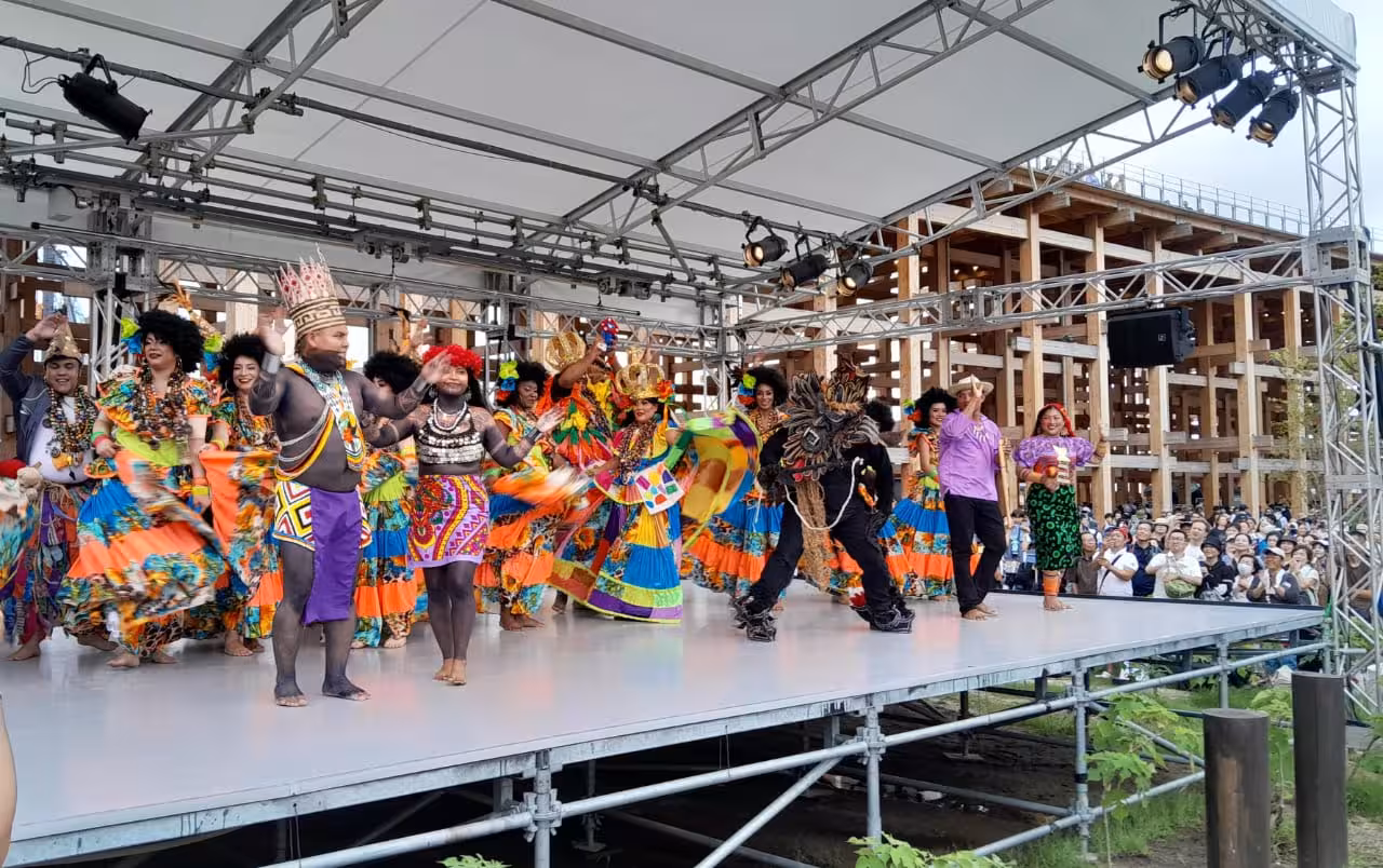 El colorido y alegría de la cultura panameña se hizo presente en Japón.