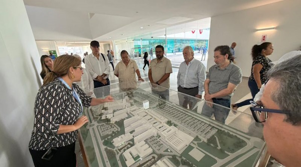 Autoridades del Instituto Guatemalteco de Seguridad Social (IGSS) calificaron como impresionante la Ciudad de la Salud de la Caja de Seguro Social de Panamá (CSS).