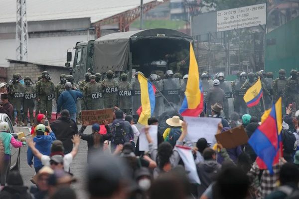 El Gobierno de Ecuador anunció que “no existen condiciones para continuar con el proceso de diálogo” con los movimientos indígenas de la provincia de Imbabura, epicentro de las protestas.