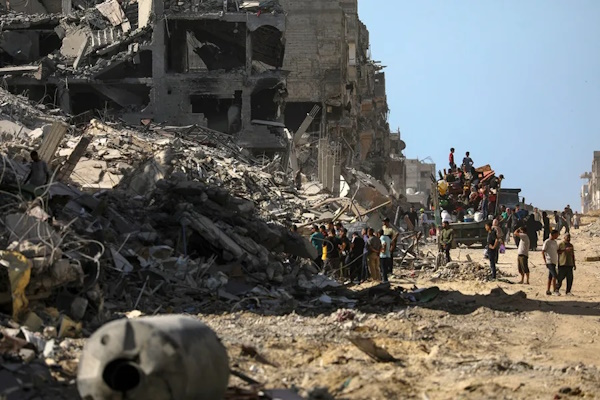 Israel mató a tres personas en el barrio de Shujaia de la ciudad de Gaza, por traspasar la “línea amarilla” del acuerdo de alto el fuego, según el Ejército.