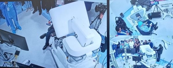 Cirujano panameño opera a paciente utilizando cirugía Robótica.