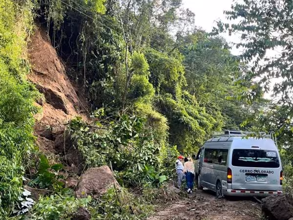 Reportan deslizamiento en la comarca Ngäbe Buglé.