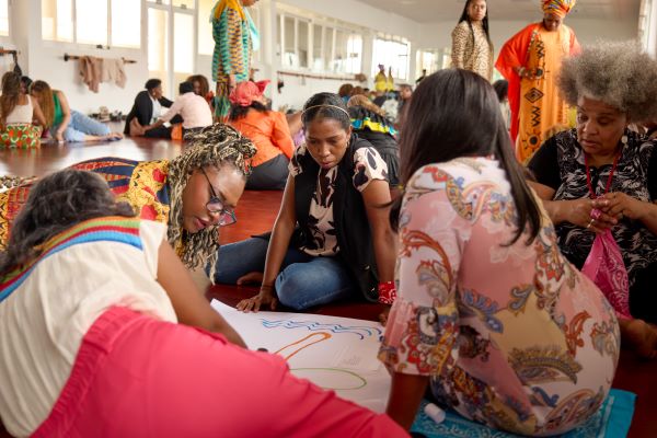 Mujeres Afro Políticas participan en talleres de liderazgo.