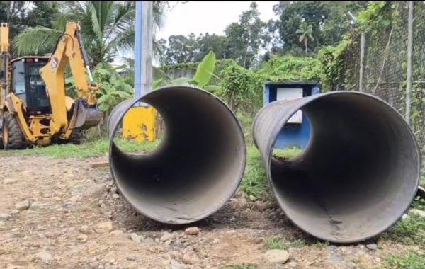 Trabajos del IDAAN en Bocas del Toro avanzan a buen ritmo.