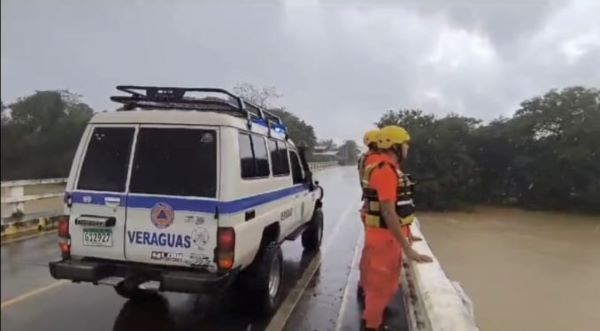 SINAPROC monitorea ríos en la provincia de Veraguas.