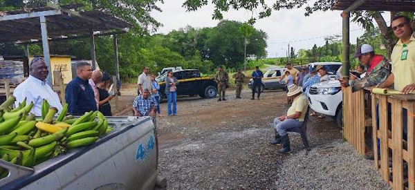 Productores de la comunidad fronteriza de Tiger Hill en Bocas del Toro, se reunieron con las autoridades de la región, incluyendo al Administrador de la Zona Noroccidental de la Autoridad Nacional de Aduanas, Henry Fermín Emanuel, junto a su equipo de trabajo, para abordar la situación en cuanto a los casos de contrabando y hurtos en las parcelas que se han estado registrando en esta región del país.