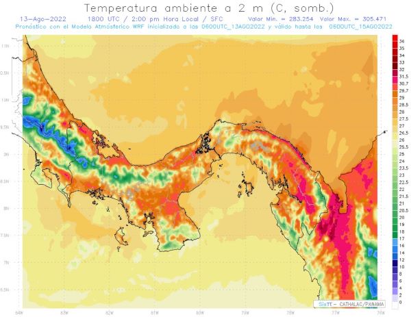 Lluvias y altas temperaturas para este viernes 07 de noviembre.