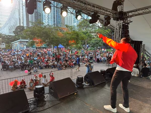 Las Familias disfrutaron de presentaciones artísticas.