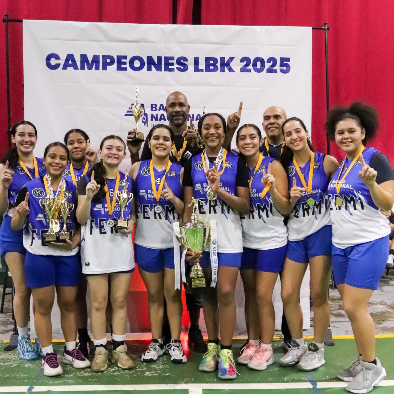 Enrico Fermi se corona campeón del LBK SUB18 femenino