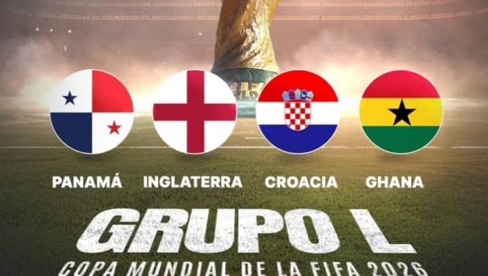 Imagen con las banderas de los cuatro países que conforman el grupo L del calendario del Mundial de la FIFA 2016.