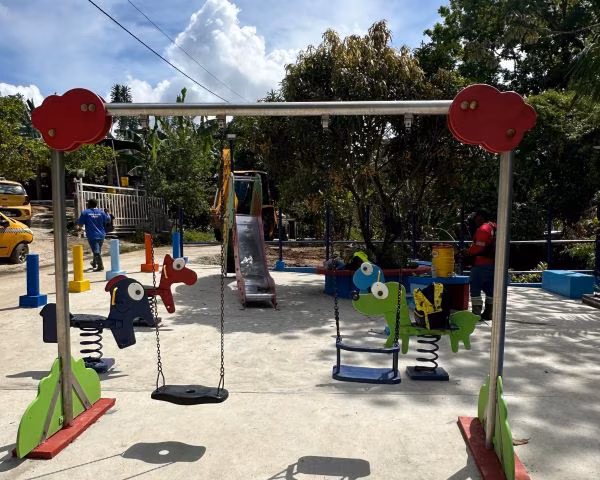 Niños podrán divertirse en nuevo parque.