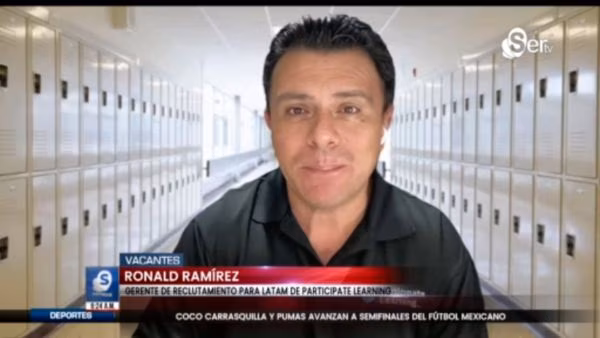 Ronald Ramírez, gerente de reclutamiento de Participate Learning, informó sobre la apertura de vacantes para docentes panameños interesados en participar en un programa de intercambio cultural y profesional en Estados Unidos. Durante una entrevista en Sertv Noticias, Ramírez explicó que el programa ofrece oportunidades laborales para maestros de primaria y secundaria en los estados de Carolina del Norte, Carolina del Sur y Virginia, donde impartirán clases de español, matemáticas, ciencias y estudios sociales.